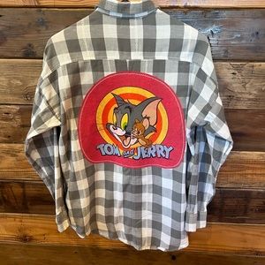 Tom & Jerry One-of-a-Kind Hollister Custom MadAndie Super Soft Flannel